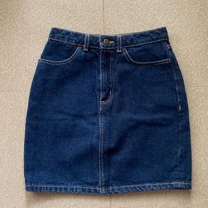 American Apparel Denim Skirt